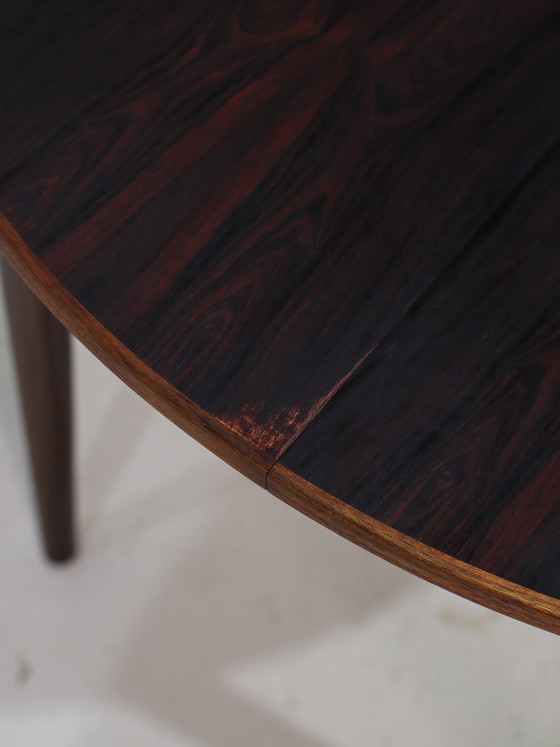 Extendable Round Dining Table Rosewood Danish 1960s – Vintage (photo 10 of 15)