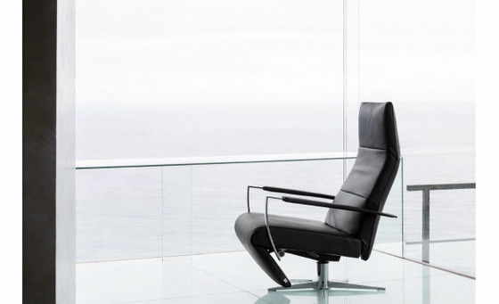 JORI Idaho Medium — Cuir Noir & Chrome – Fauteuils de relaxation (photo 15 of 15)