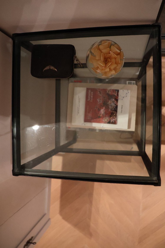 Image 1 of 1x House Doctor Trolley black metal glass