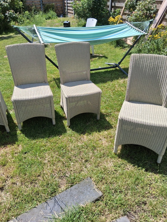 Image 1 of 6 sedie in rattan di Vincent Sheppard Design