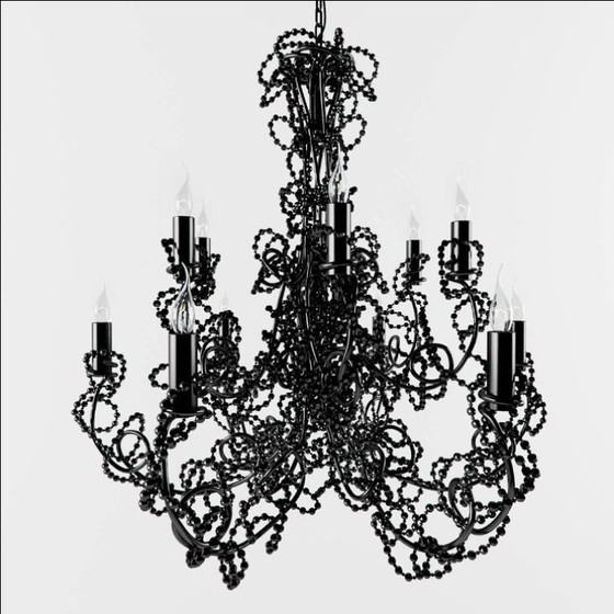Lampada a sospensione di design Coco di marca van Egmond, Brand van Egmond, Lampadari, Metallo, Nero, Modern (foto 3 di 5)
