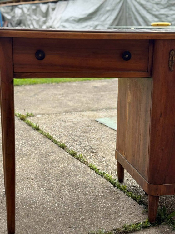 Art Deco Walnut Desk, 1930s (photo 6 of 6)