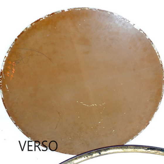 Image 1 of Gilded Iron Coffee Table by René Drouet - 1940s