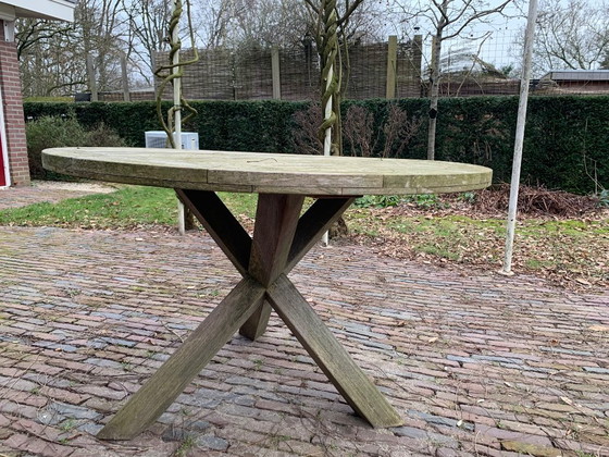 Image 1 of Buiten eettafel en stoelen