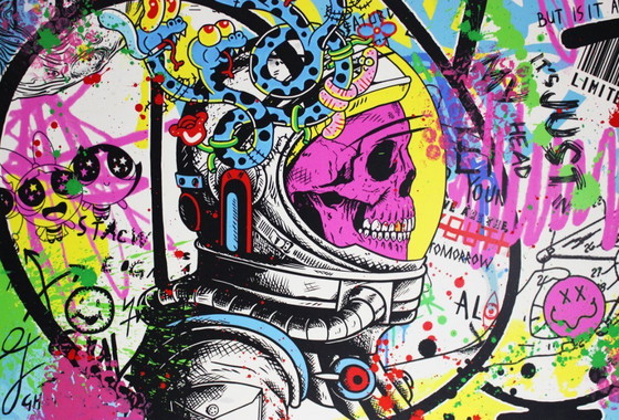 Image 1 of Nobless – “Artificiale” – Opera originale – 70 x 110 cm (2024)