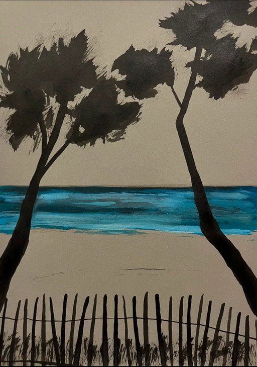 Artist's sketch 21x15cm