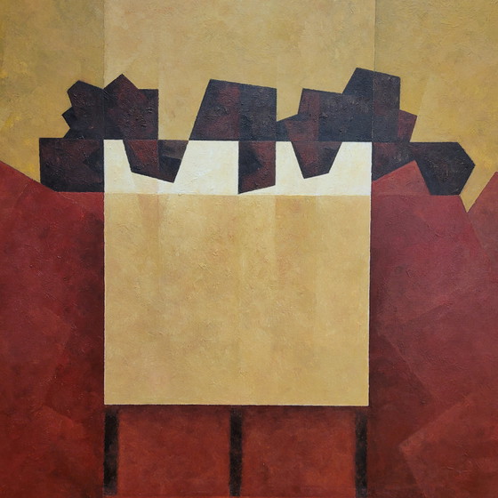 Image 1 of Acqua encaustica “Qvadrum”, Julio Sendino, 2019 - Arte contemporanea