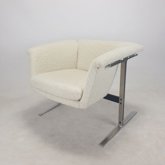 Image 1 of Pair of vintage wool bouclé armchairs by Geoffrey Harcourt for Artifort, 1963