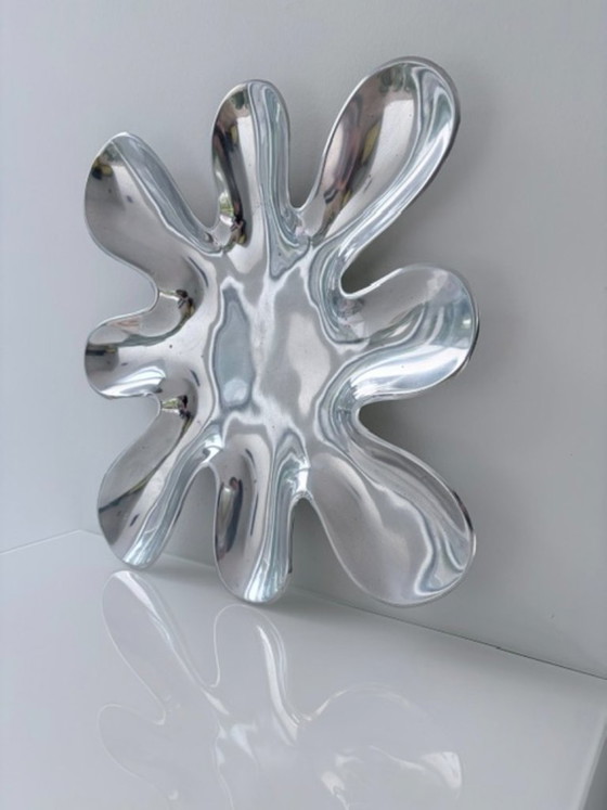 Ciotola Scultorea in Alluminio – Design Organico Space Age – Ciotole, Aluminium (photo 3 of 17)