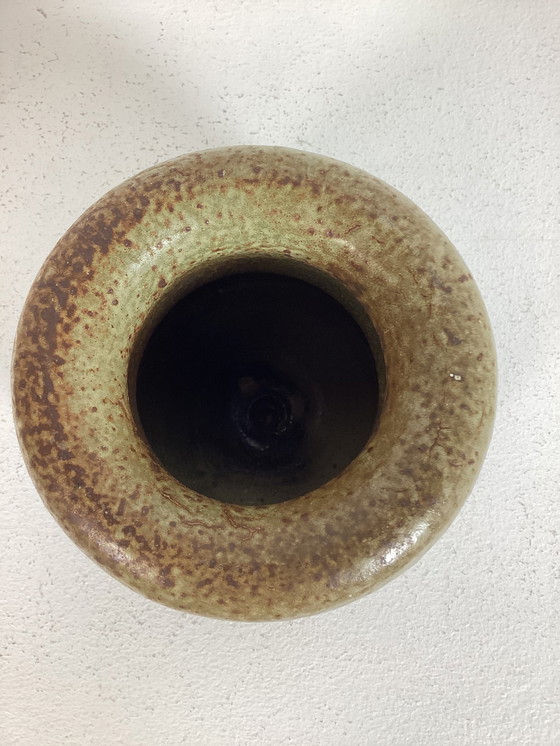 Image 1 of Vintage Mobach Piet Knepper keramieken pot bloempot 