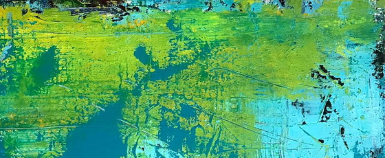 Image 1 of Original Acrylic Painting Abstract Expressionism Dolphin