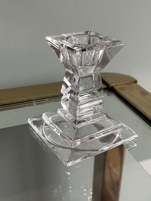 Chandelier en verre vintage