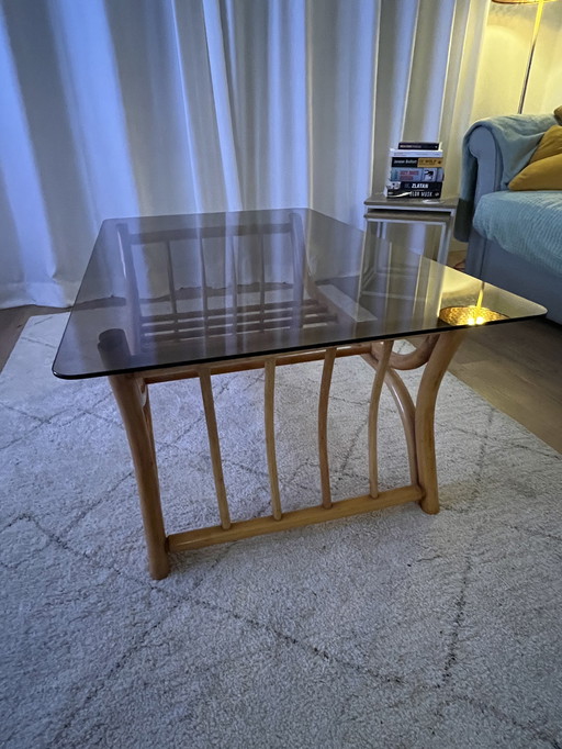 Mesa de centro italiana vintage de los años 70