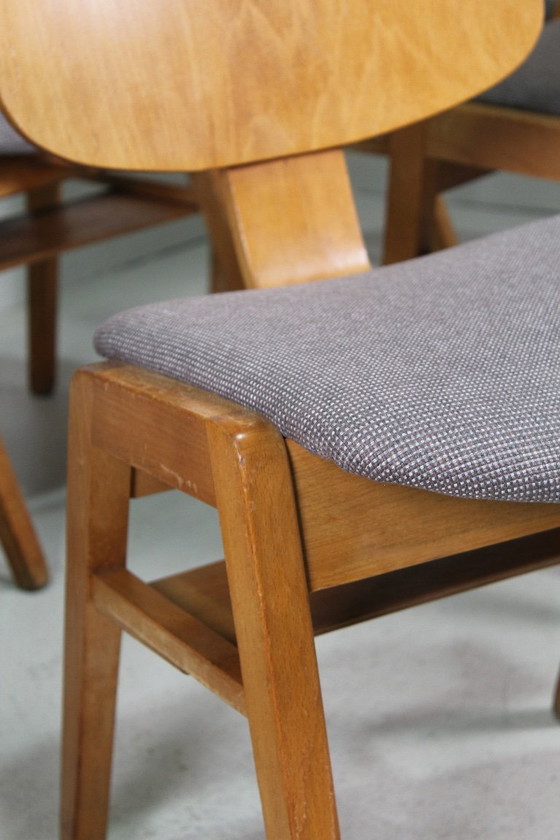 Image 1 of Set di 7 sedie da pranzo vintage