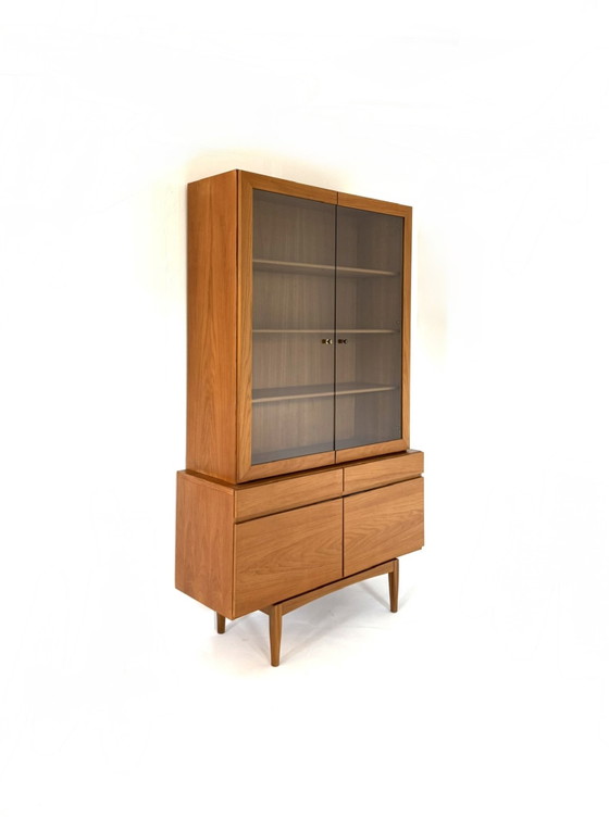 Image 1 of Vintage teak display case 'FA66', IB Kofod Larsen, Faarup Møbelfabrik '60