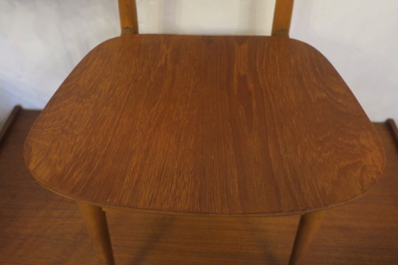 Image 1 of Set van 4 teakhouten vlinderstoelen, G-Plan, toegeschreven aan de jaren 1960.