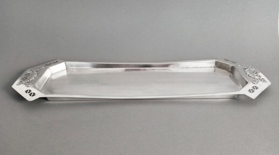 Image 1 of Argentor secessionist/jugendstil silver-plated tray cca 1905 Vienna