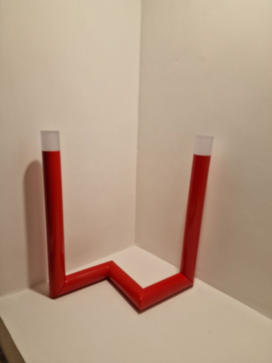 Lampe Ikea Strala Édition Limitée Hiver, Fer, Rouge (photo 2 sur 6)