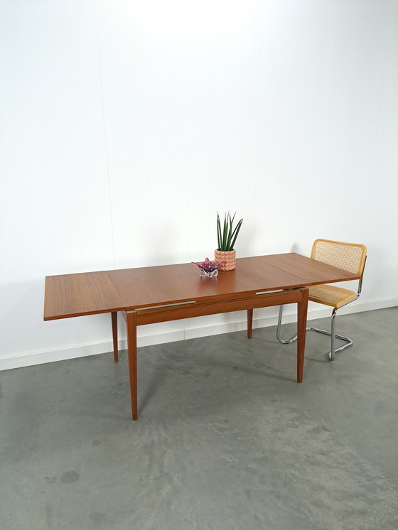 Image 1 of Teak Extendable Dining Table