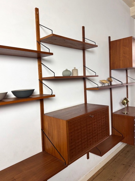 Image 1 of Modulaire wandkast XL Royal System van Poul Cadovius voor Cado