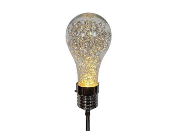 Image 1 of XL 'Bulb' floor lamp - chrome - glass - LED - 2000