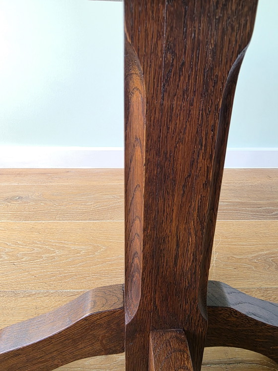 Image 1 of Tavolino vintage ottagonale in rovere massello
