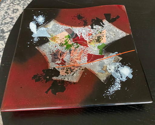 Zierschale aus Glaskunst