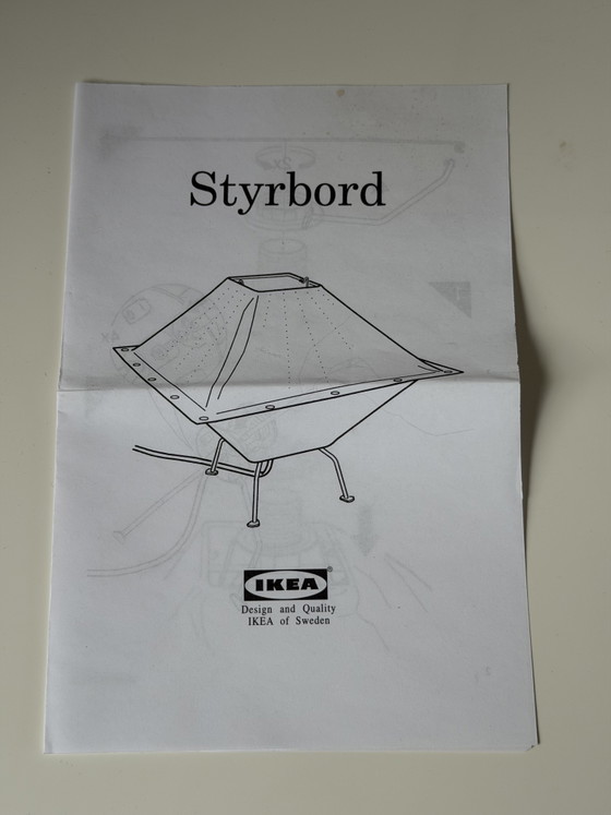 Image 1 of Lampe de table IKEA Styrbord vintage de l’ère spatiale