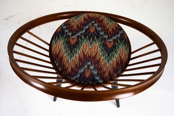 Image 1 of Pair of Yngve Ekström Circle Chairs for Swedese, Sweden 1950s – Original Upholstery