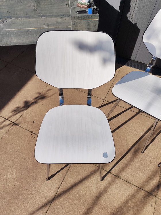 Image 1 of 4 Brabantia Formica kitchen chairs, 1960s