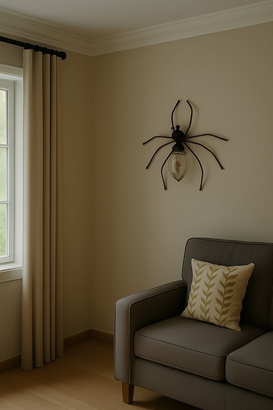 Image 1 of Vintage Italiaanse wandlamp Spider Murano