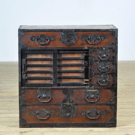 Image 1 of Japanische Tansu-Kommode, um 1890