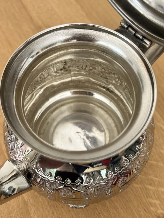 Image 1 of Teiera tradizionale marocchina placcata in argento