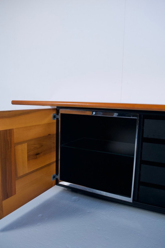 Image 1 of SHERATON SIDEBOARD GIOTTO STOPPINO & LODOVICO ACERBIS EXOTIC WOOD ACERBIS PUBLISHER 1977