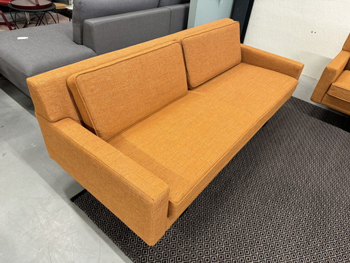 Gelderland 7850 sofa 2.5 seats orange fabric