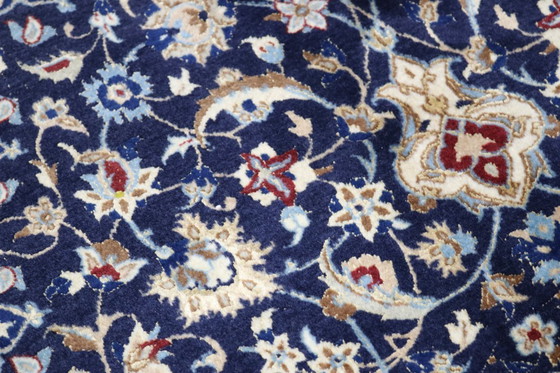 Image 1 of Alfombra persa original anudada a mano Nain 9 LA Fine con seda 190 x 128 cm Top condition