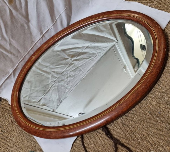 Image 1 of Miroir Art Déco Ovale (67x45cm)