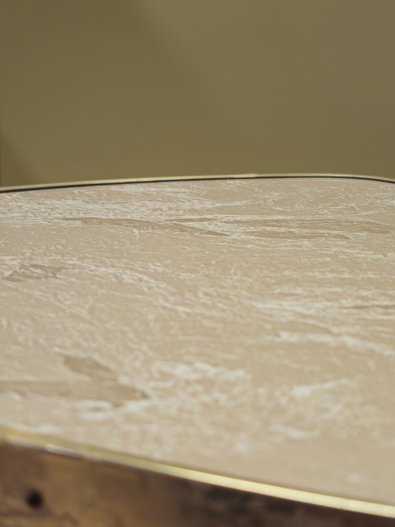 Image 1 of Vintage Plantentafeltje Tafeltje Bijzettafeltje Tafel Roze