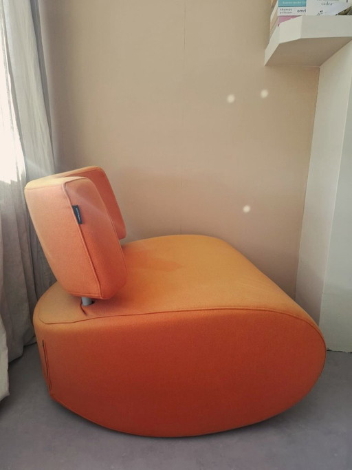 Softline Apollo design lounge and rocking chair