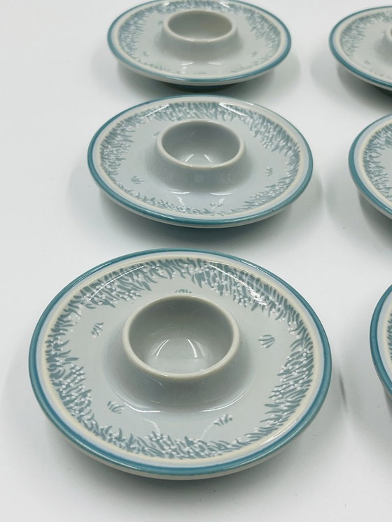 Serie de 6 Hueveras Thomas Rosenthal – Design Trend – Loza, Ceramic (photo 3 of 9)