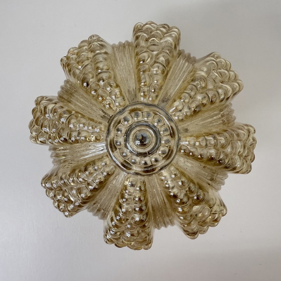 Image 1 of Vintage glass bubble ceiling lamp , 1970s