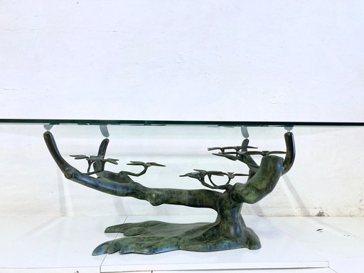 Hollywood Regency Bonsai Coffee Table, Design Willy Daro, 70s/80s Design