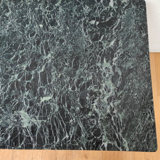 Image 1 of Vintage Regency coffee table with marble top and brass base