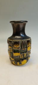 Ü ceramic vintage 1960s West Germany vase can