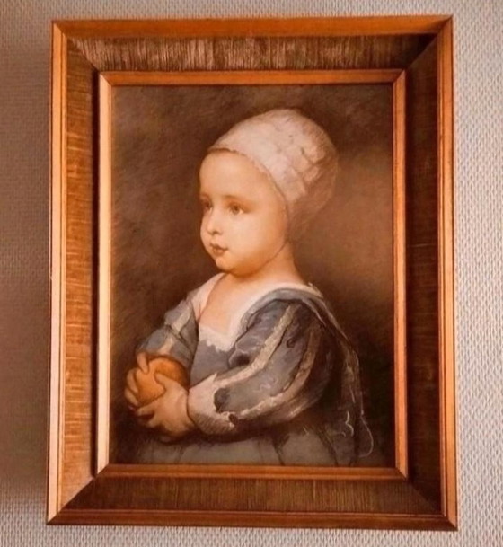 Image 1 of PRINT van het portret van "Giacomo" Baby Stuart.