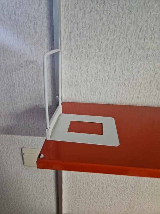 Zeldzaam Groot Pilastro Wandsysteem (Tjerk Reijenga) – Jaren 60 – Oranje/Wit – Prachtige Opstelling (photo 13 of 15)