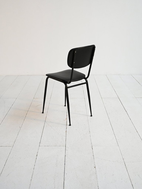 Image 1 of Set of 6 Olivetti Italian vintage chairs 1960s