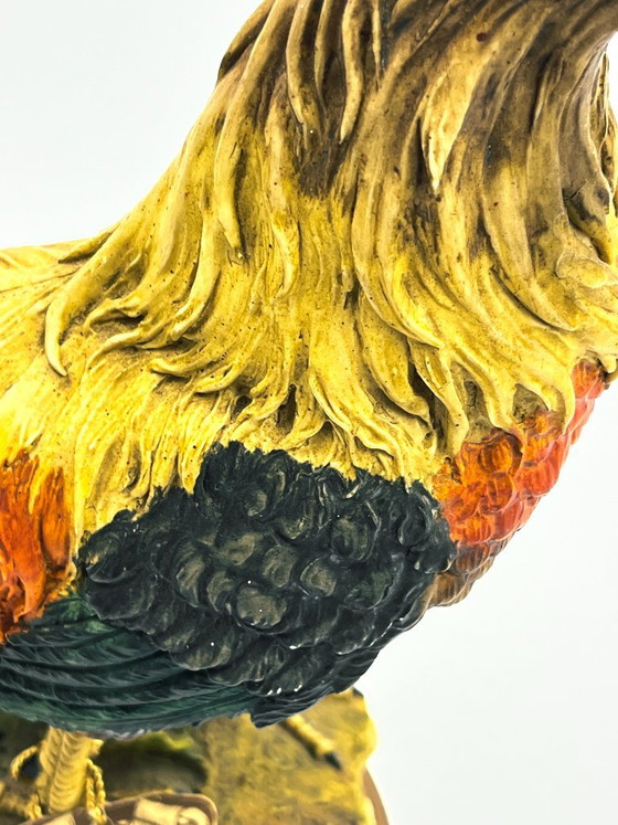 Escultura Gallo en polvo de alabastro Giuseppe Armani, Guiseppe Armani, Objetos decorativos, Cerámica, Madera (foto 9 de 14)