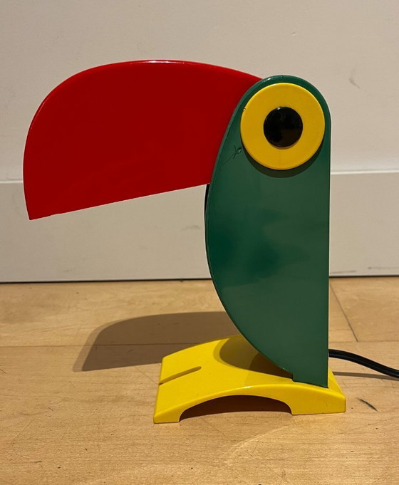 Image 1 of Toucan lamp - vintage origineel - Enea ferrari voor OTF