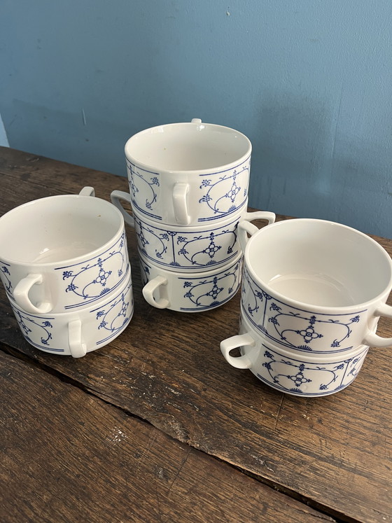 Image 1 of Blau Saks Strohblume servies compleet 150+